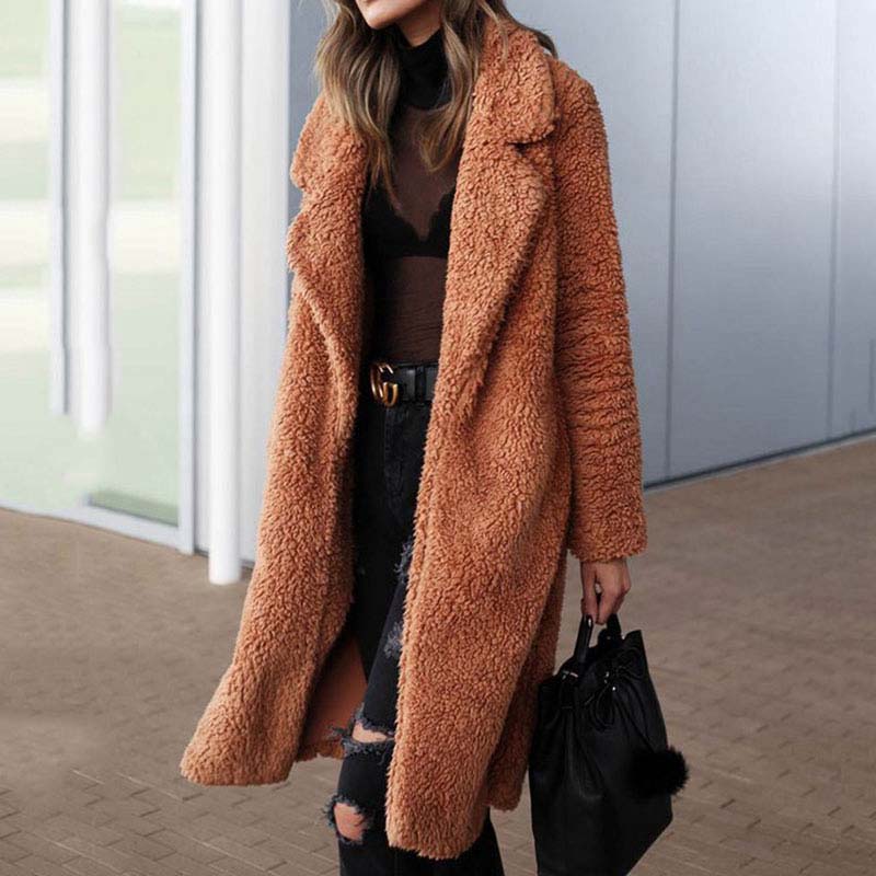 Women's Faux Fur Long Coat