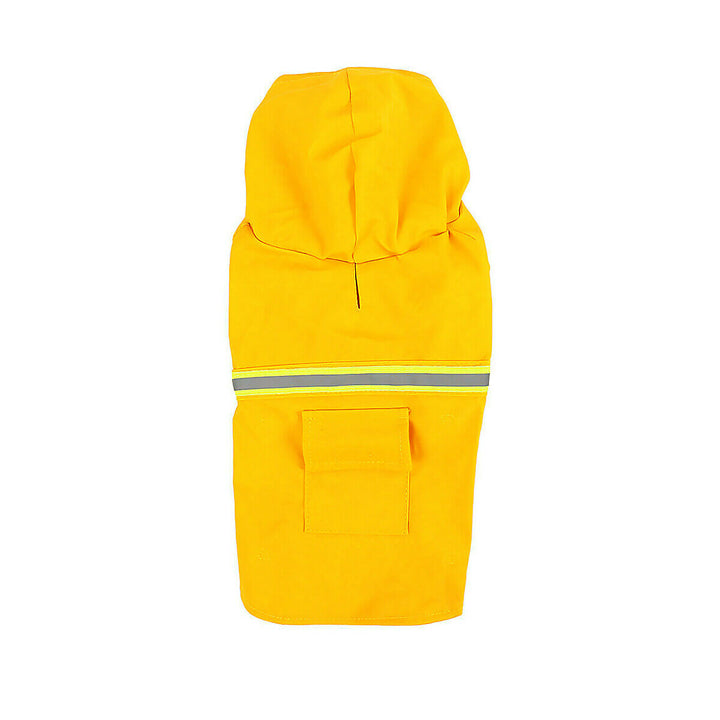 Dog Rain Jacket With Safety Reflective Stripe