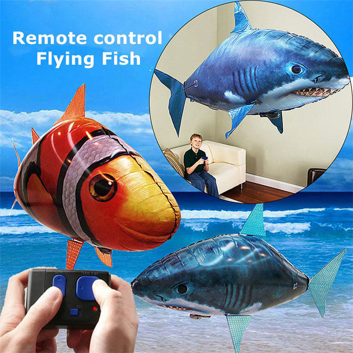 Remote Control Shark Toys Air Swimming Fish