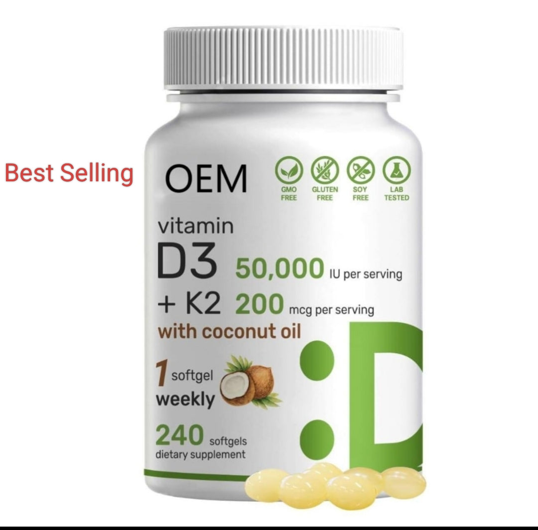 Vitamin D3K2 Supplement Oemodm Health Food Source Factory