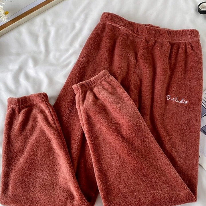 Winter Soft Velvet Pajamas Set