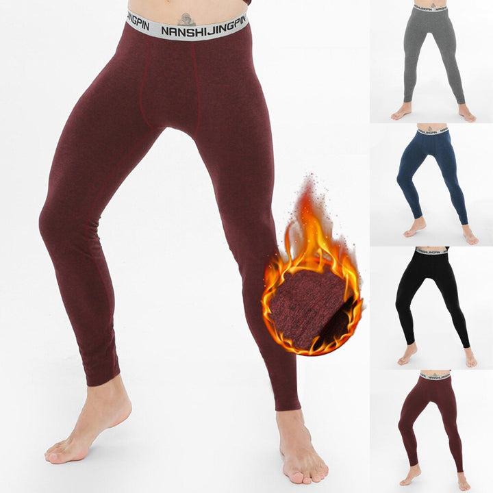 Leggings térmicas masculinas adequadas para a pele