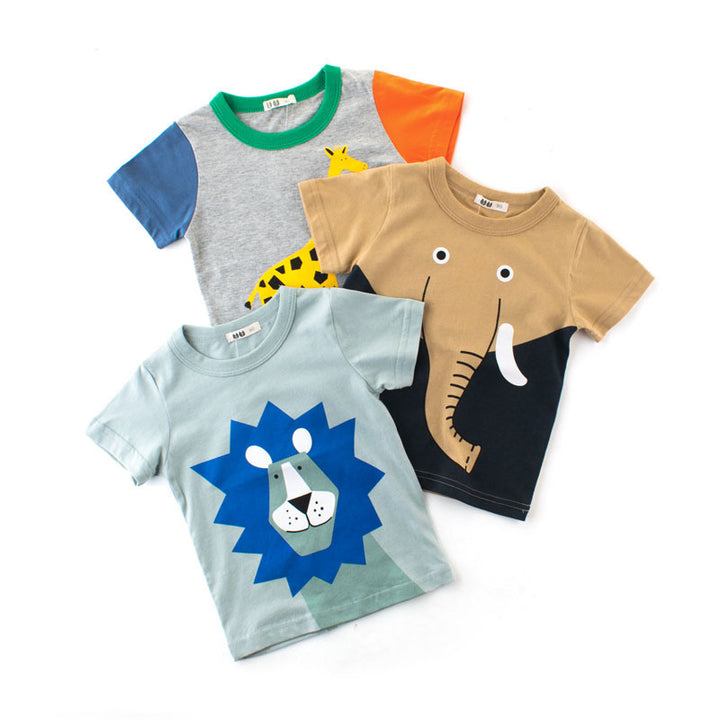 Camiseta Infantil Animais Fofos