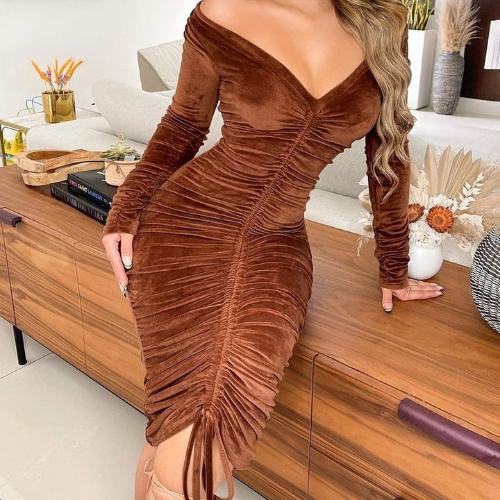 Pencil Velvet Dress