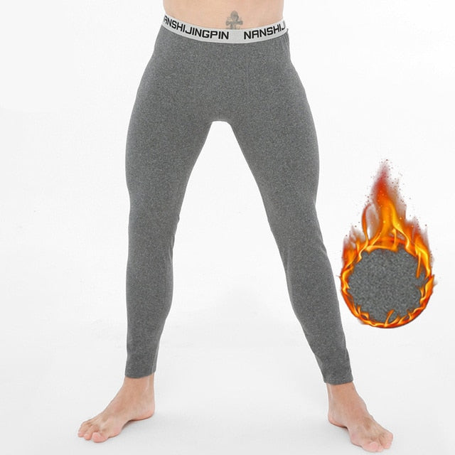 Leggings térmicas masculinas adequadas para a pele