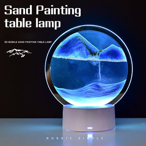 Candeeiro de mesa USB Sandscape de 7 cores
