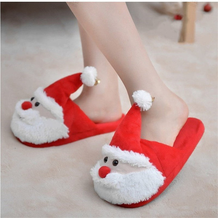 Papai Noel Slip On Soft Flats Slides