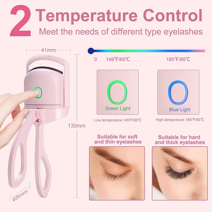 Heated Rechargeable Eyelash Curlers