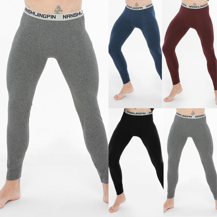 Leggings térmicas masculinas adequadas para a pele