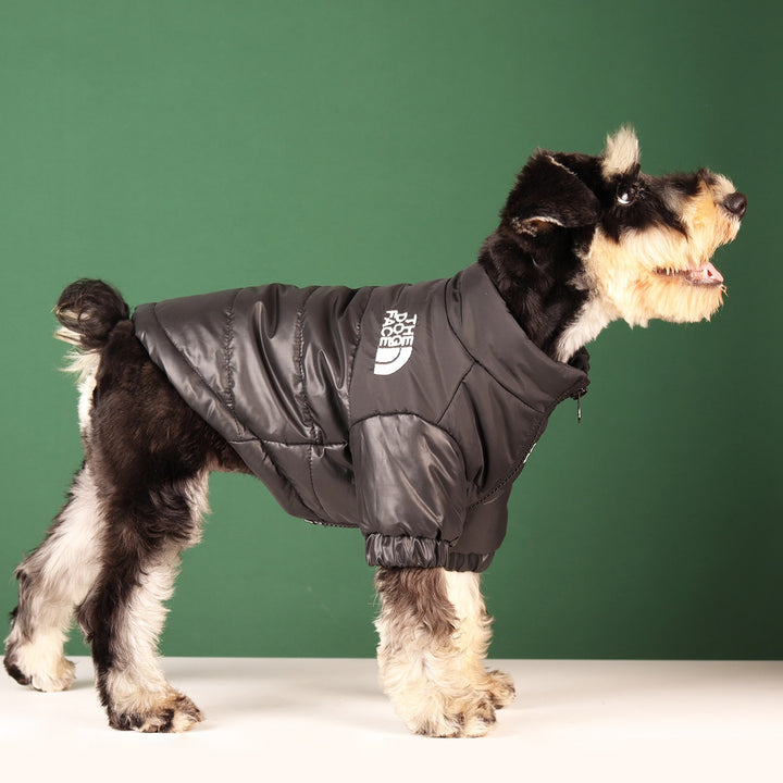 Roupas quentes para cães de inverno à prova de vento