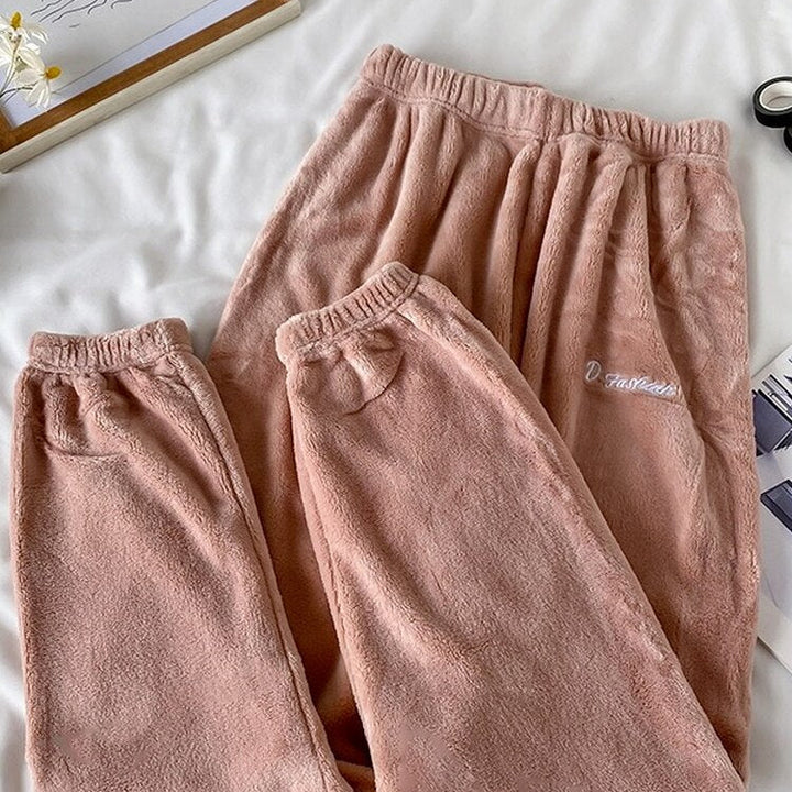 Winter Soft Velvet Pajamas Set