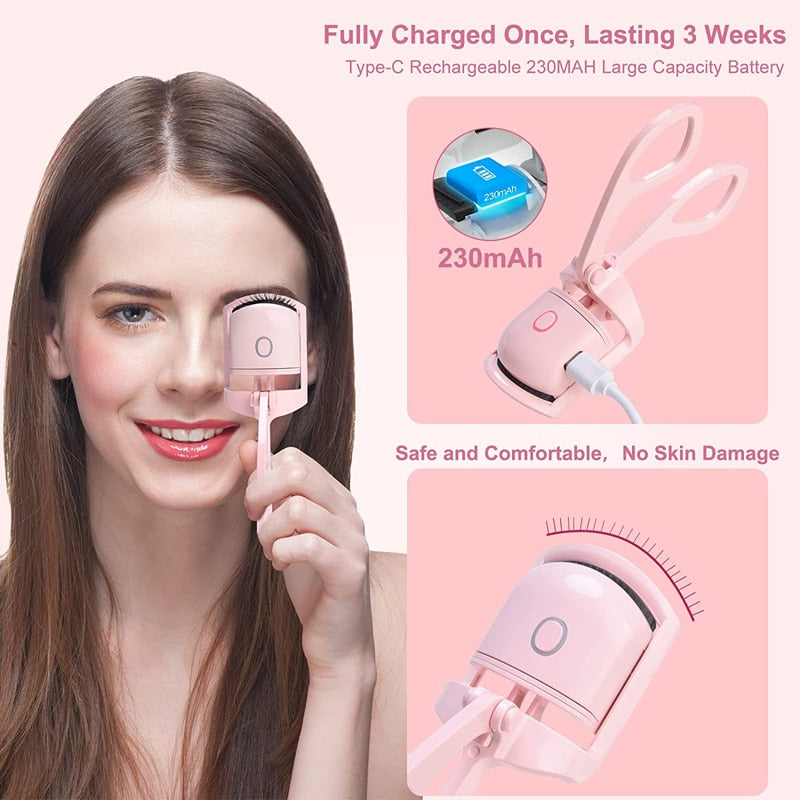 Heated Rechargeable Eyelash Curlers