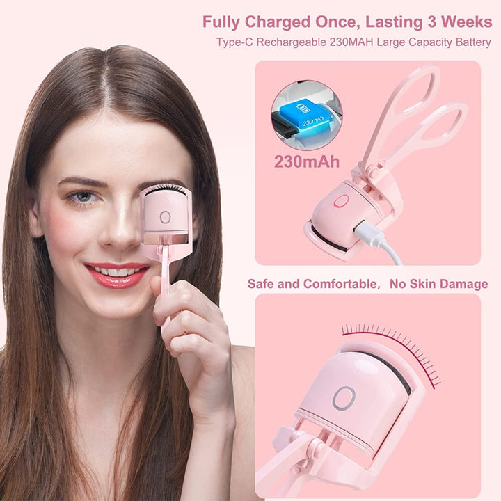 Heated Rechargeable Eyelash Curlers