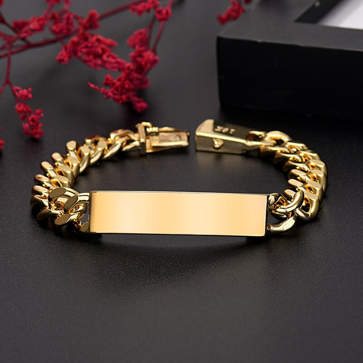 Pulseiras de corrente em ouro 18K