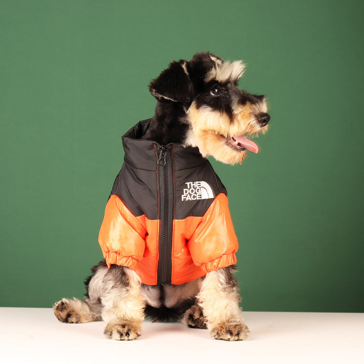 Roupas quentes para cães de inverno à prova de vento