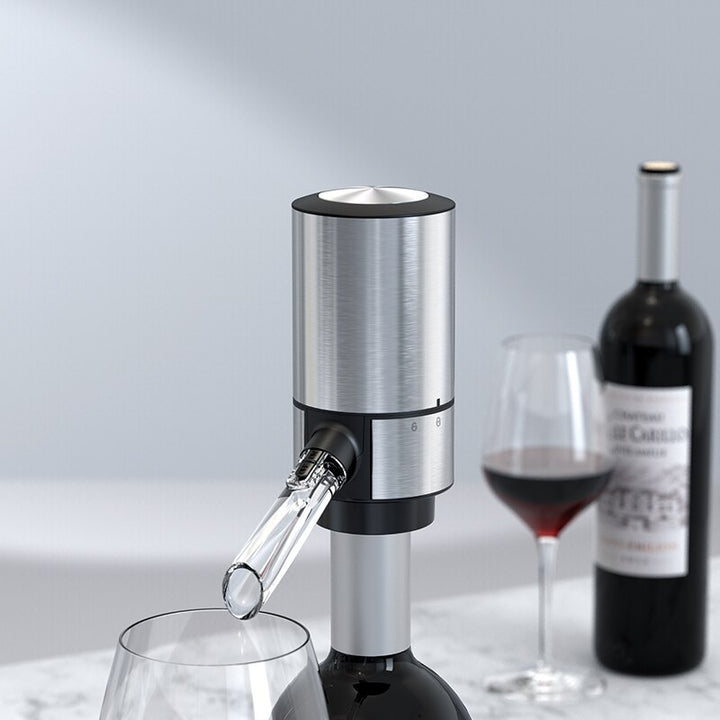 Aerador e dispensador elétrico de vinho