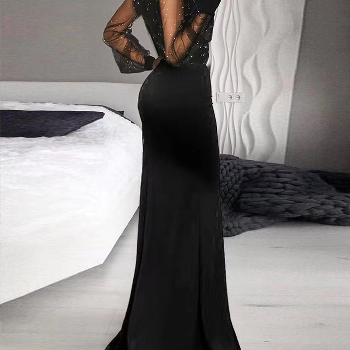 2024 New Hip Waist  Black L. Dress