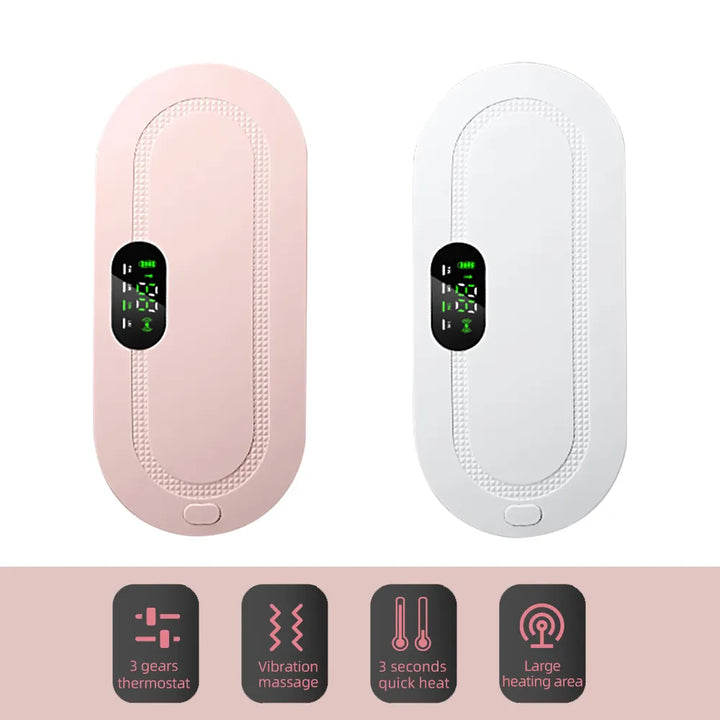 Almofada de aquecimento menstrual portátil palácio cinto quente cinto de cintura massageador de cãibras almofada de aquecimento menstrual cinto de alívio de dismenorreia 