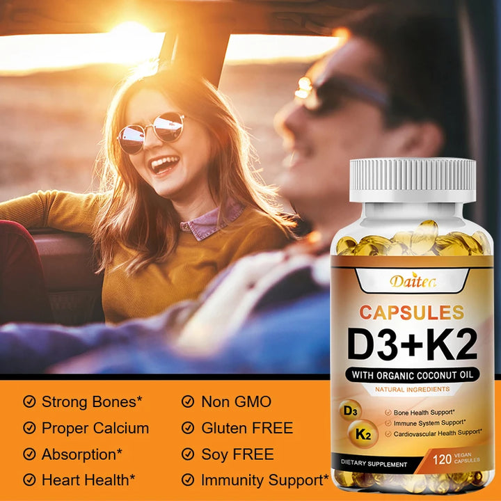 Vitamin D3 K2 Capsules Daily