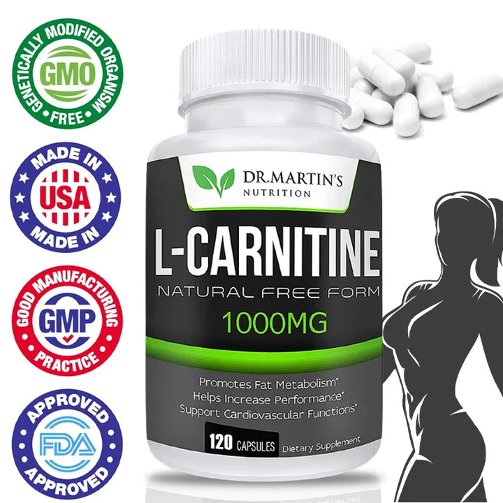 Cápsulas de L-Carnitina Super Forte 1000mg 