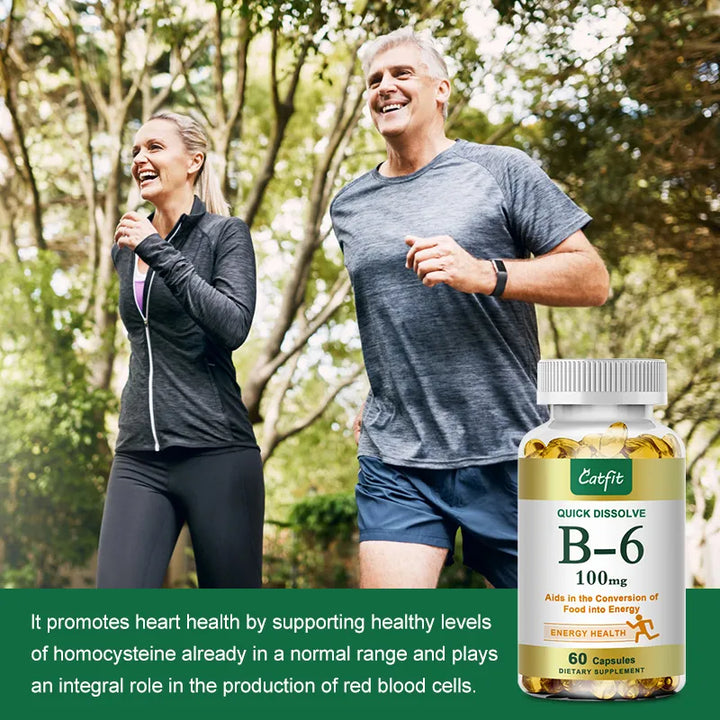 Cápsulas de vitamina B6 