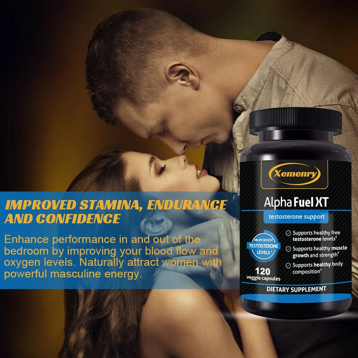 Men's Testosterone Booster - Natural Stamina & Strength Gainer