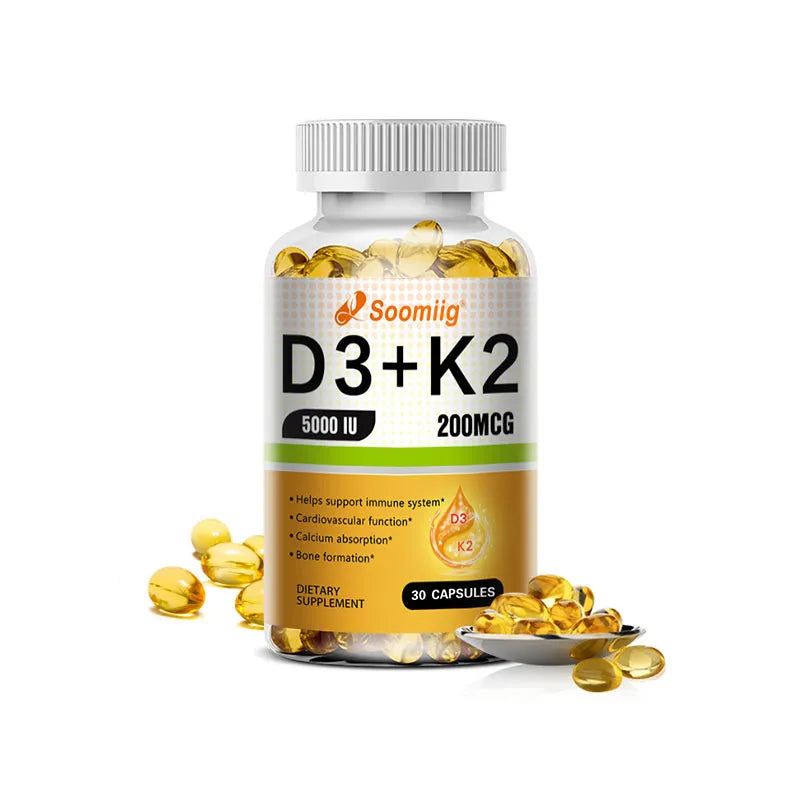 Vegan Vitamin D3+K2 Capsule