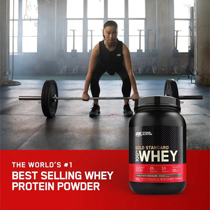 Gold Standard 100% Whey, proteína em pó, sorvete de baunilha, 22 porções 