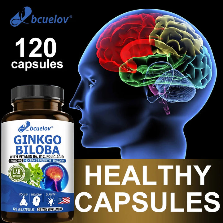 Ginkgo Biloba Supplement - Vitamin B6 B12