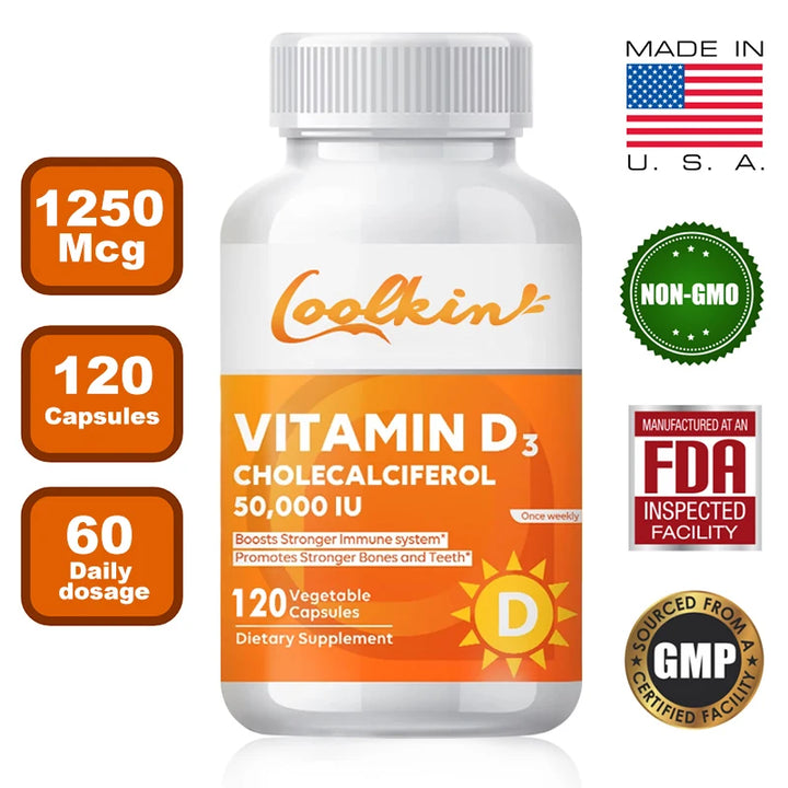 Vitamin D Supplement, 50,000 IU