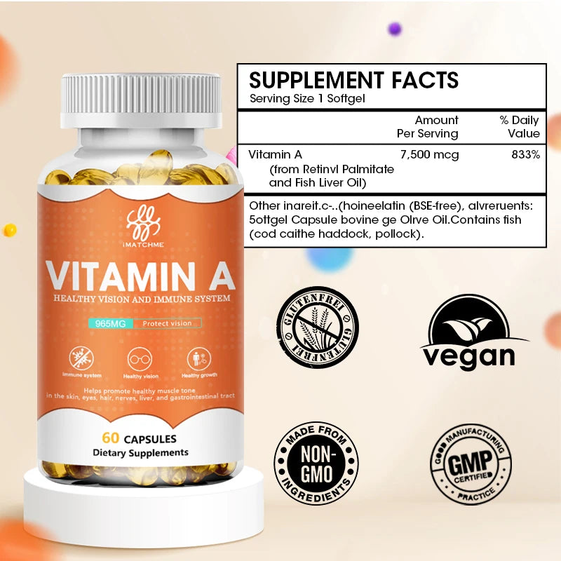 Premium Vitamin A Capsules from Fish Liver Oil