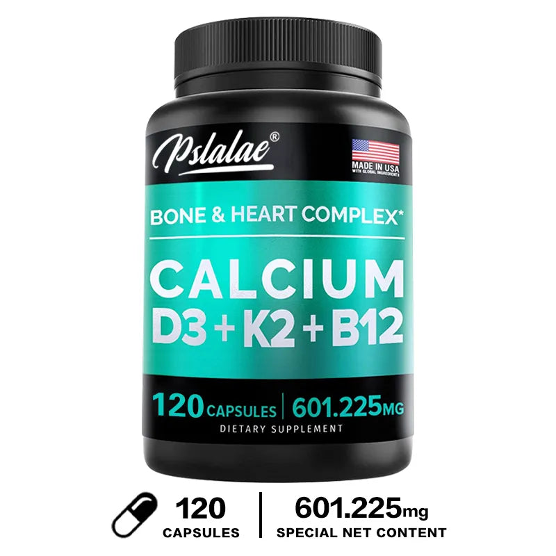 Bone & Heart Complex, 4 In 1 Calcium 600 Mg with Vitamin D3 K2