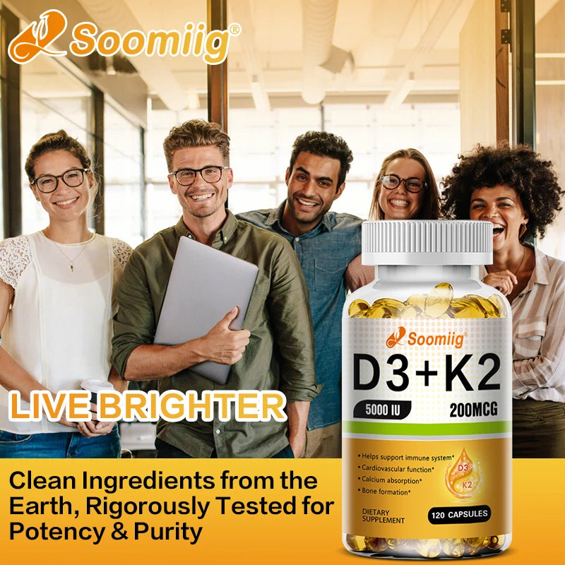 Vegan Vitamin D3+K2 Capsule