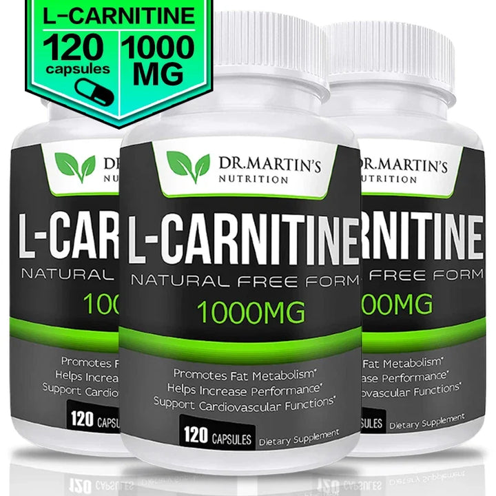 Cápsulas de L-Carnitina Super Forte 1000mg 