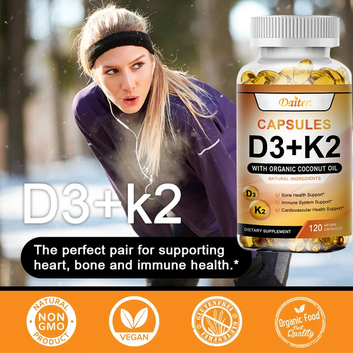 Vitamin D3 K2 Capsules Daily