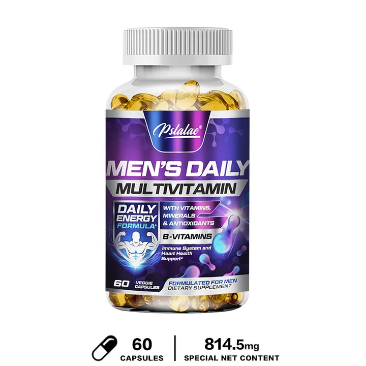 Suplemento Multivitamínico Masculino com Vitaminas A, B12, C, D e E para Energia 