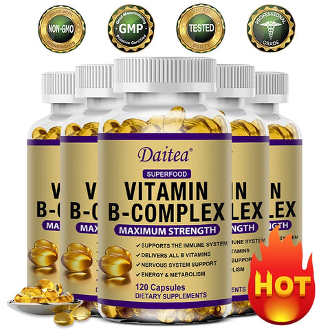 Suplemento de Complexo de Vitamina B 