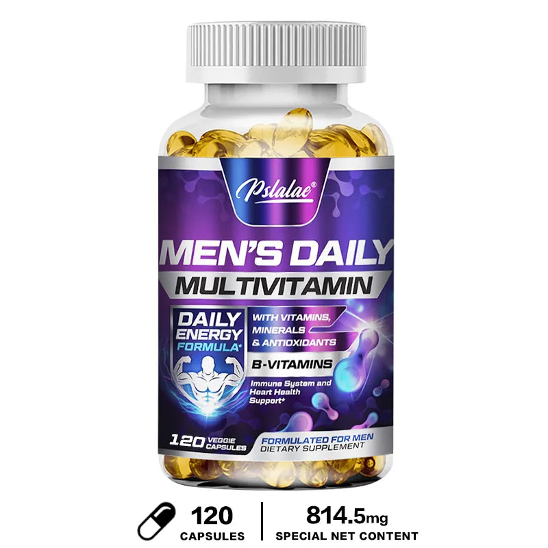 Men's Multivitamin Supplement with Vitamins A, B12, C, D and E for Energy