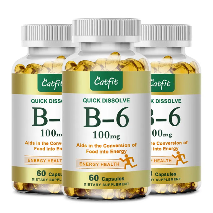 Cápsulas de vitamina B6 