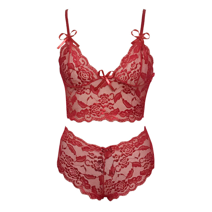 Conjunto de lingerie de renda