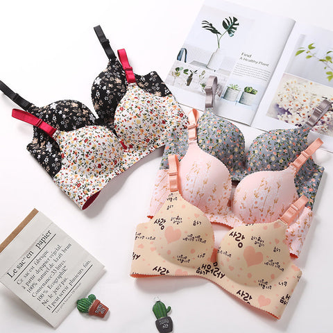 Conjunto de sutiã sem costura feminino
