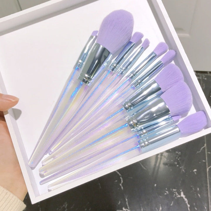 Purple Makeup Brush Set