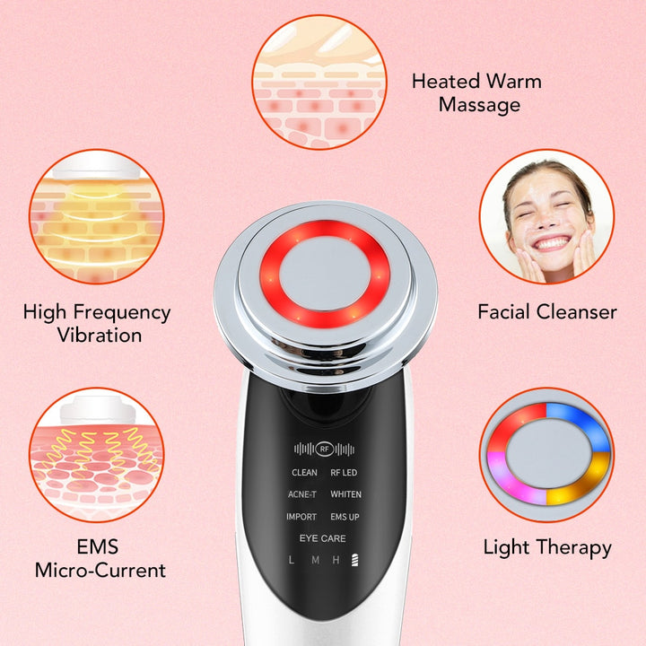 Massageador facial de pescoço LED