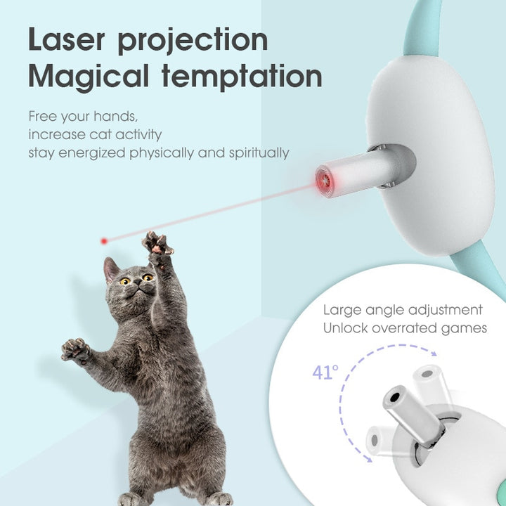 Brinquedo automático a laser para gatos