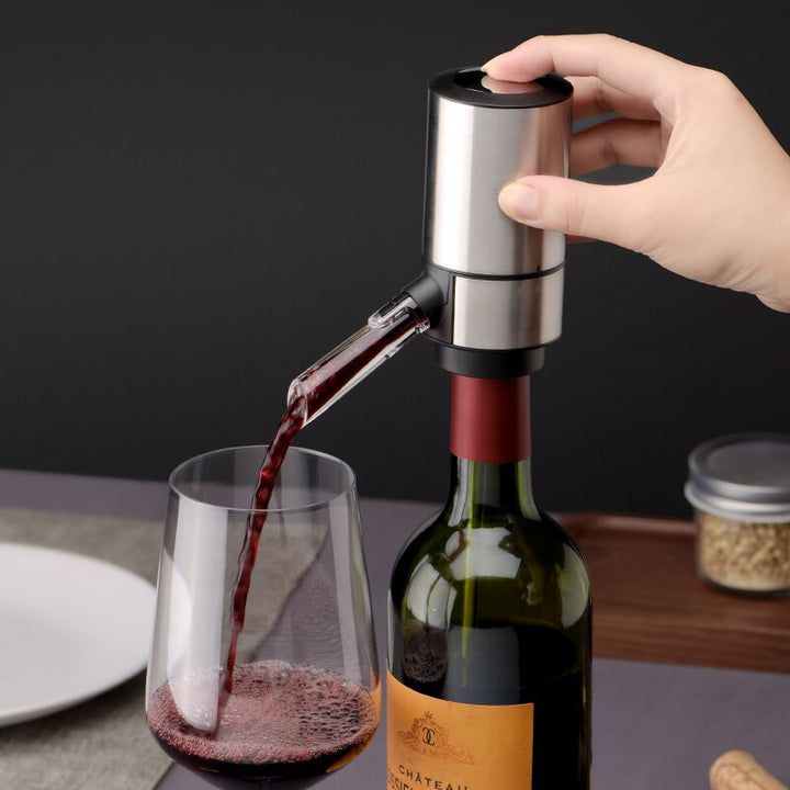 Aerador e dispensador elétrico de vinho